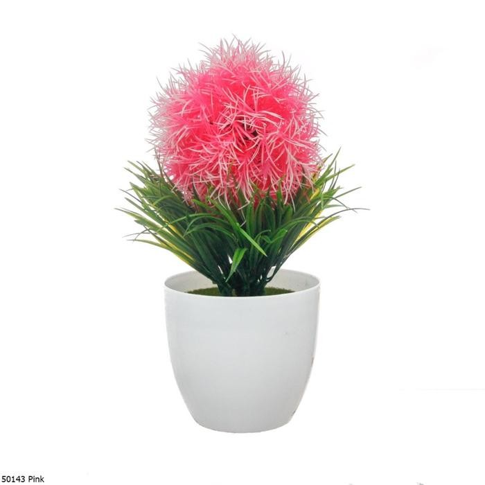 Bunga plastik Hias Bonsai Bulat Pajangan bunga Artifisial Snapdragon