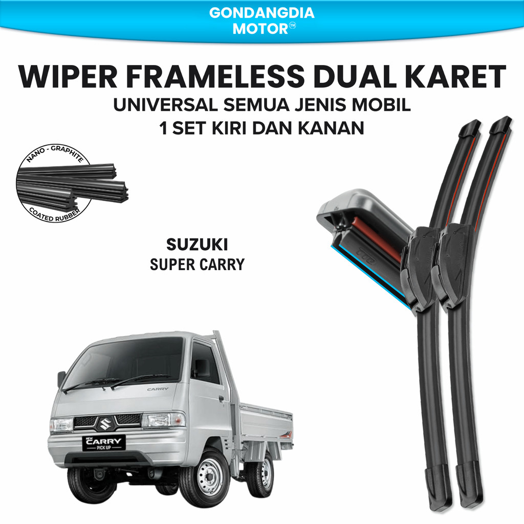 Wiper Suzuki Super Carry Dual Kaca Depan Mobil