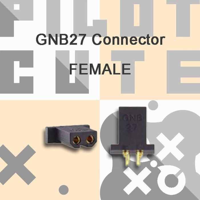 GNB27 FEMALE CONNECTOR FOR 1S LIPO LIHV BATTERY FREE BUBBLEWRAP