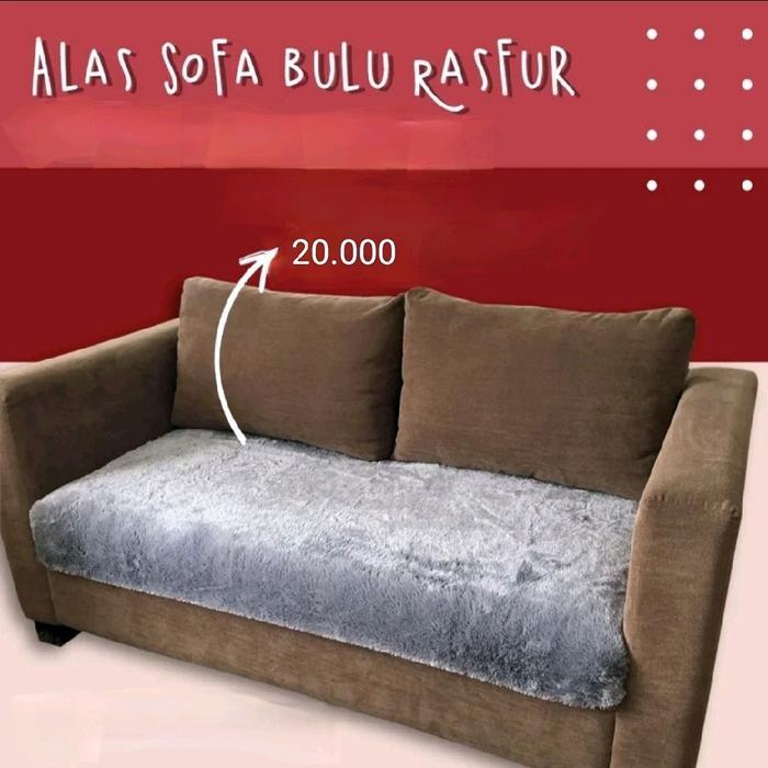 Alas Sofa Bulu Size 100170 cm / Alas Sofa Bulu Size 85200 cm / Alas Kursi Sofa Bulu Modern Rasfur
