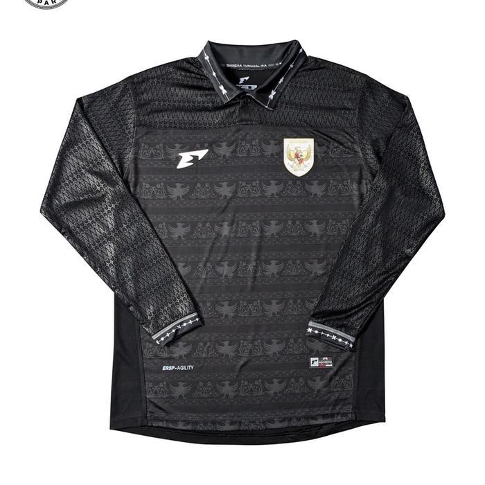 Jersey Timnas Indonesia 2025 Gk Hitam Panjang Premium Quality Terbaru 