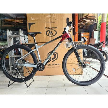 Sepeda gunung MTB polygon Xtrada 5 27.5 - RED GREY, S