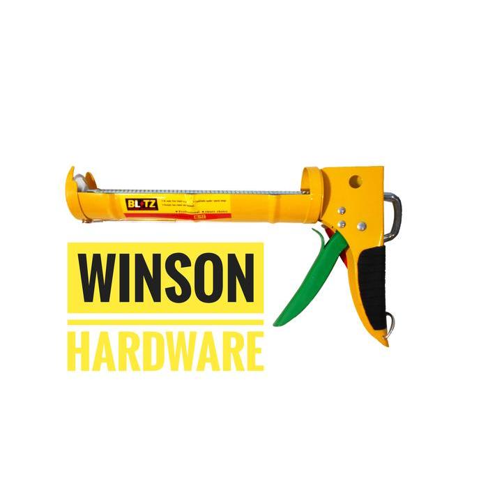 BLITZ Tembakan Lem Silikon Kuning Silicon Sealant Caulking Gun