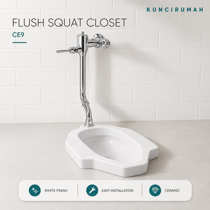 Kloset Jongkok Flush TOTO CE9