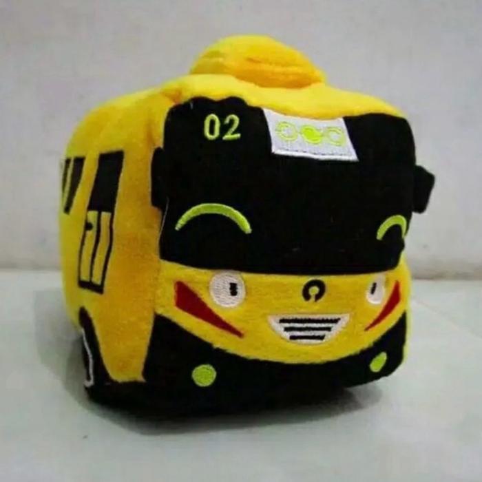 boneka tayo satu set dapat 4 /bus kecil tayo ukuran s lucu mainan anak anak Dolls Toys Hadiah