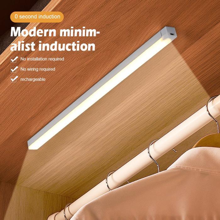 CODStrip LED lampu sensor tubuh manusia/lampu malam sensor gerak magnetik/lampu koridor lemari