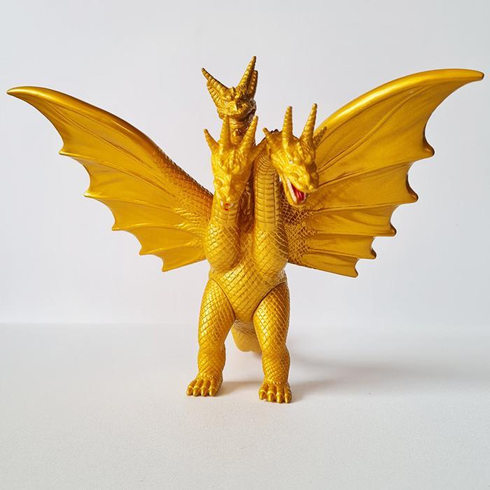 Naga Ghidorah Monster Zero Godzilla Action Figure Mainan Godzila Karet