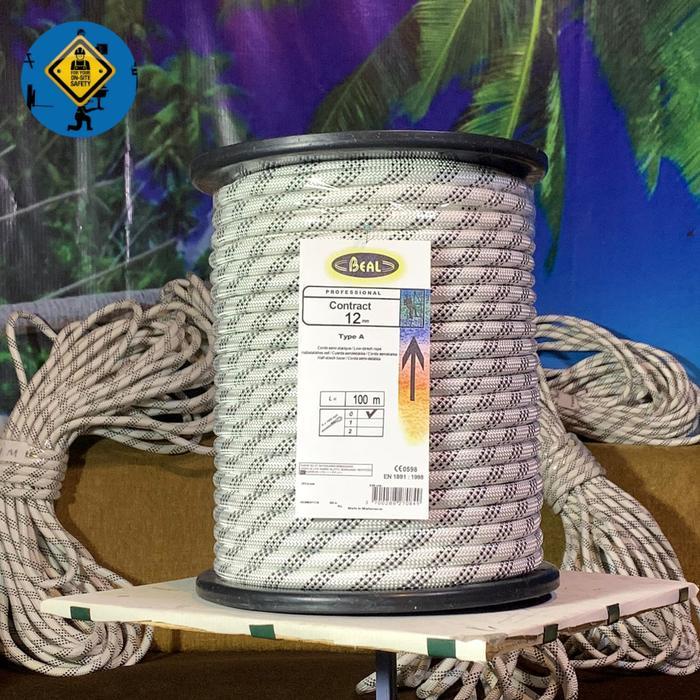 Premium Tali Karmantel 12Mm X 200 Meter Beal Statis / Tali Karmantel Beal / Tali Karmantel Murah