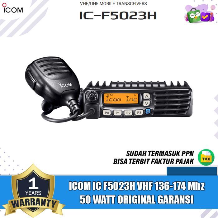 ICOM IC F5023H SINGLEBAND VHF 50WATT RADIO RIG ICOM IC F5023H 50W ORIGINAL GARANSI