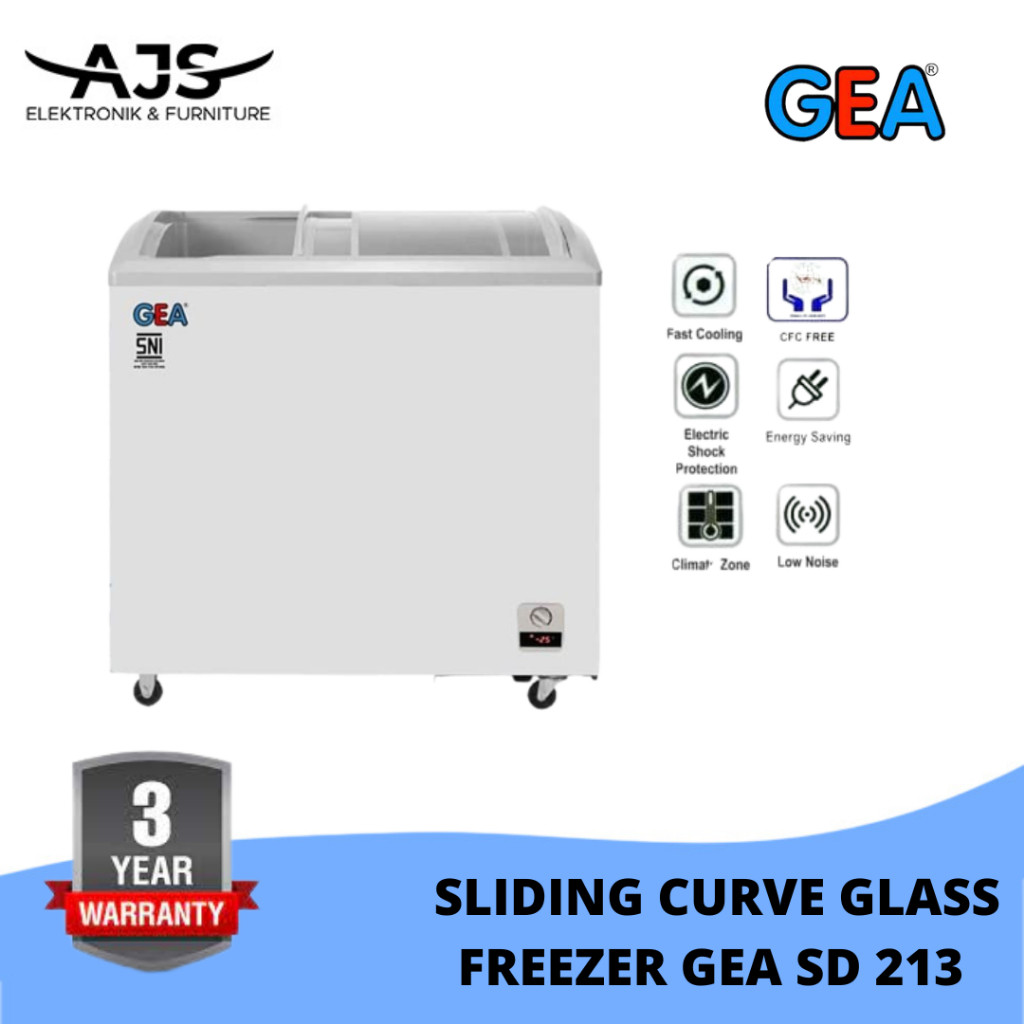 Frezeer SLIDING CURVE GLASS TIPE SD-213 GEA/ Frezeer Sliding GEA