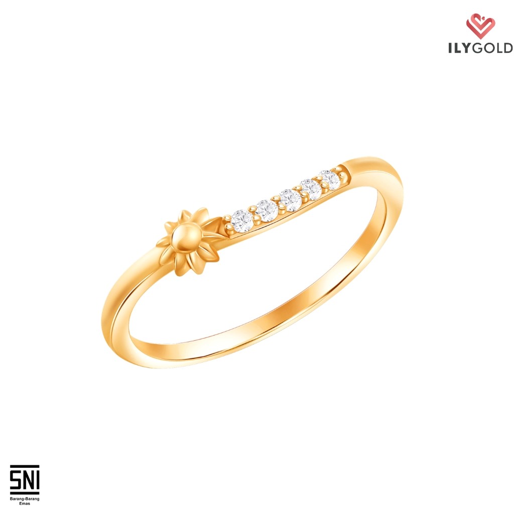 Cincin Emas Bromo Ethereal Sun - Ring Gold 9K - ILY GOLD