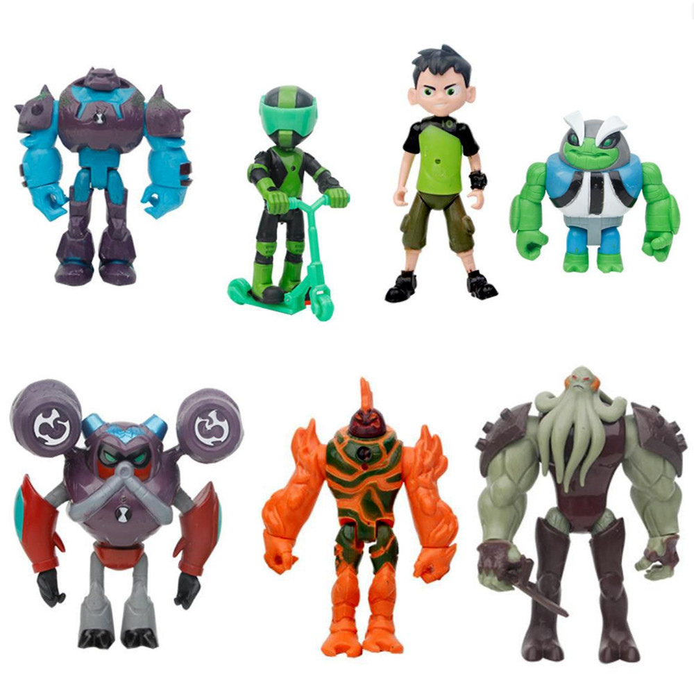 1 Pc Ben10 Omnitrix Robot Vilgax Rath Humongousaur Action Figures Omniverse Can Move Joints PVC