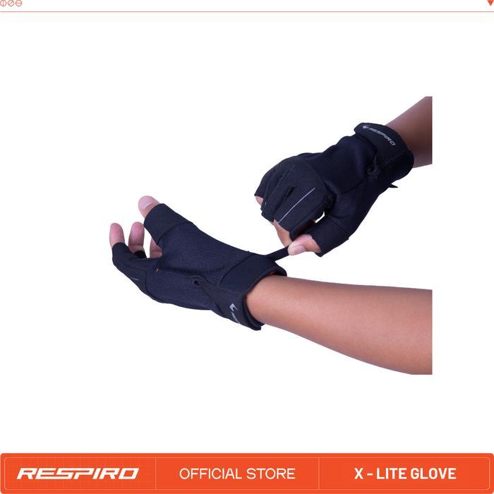 Official Respiro X-Lite Glove Sarung Tangan Motor Harian Pria Wanita Original