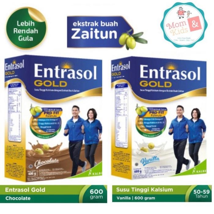 

oW.galiban - Susu ENTRASOL GOLD 580gr Rasa Vanila & Coklat Susu Bubuk Nutrisi
