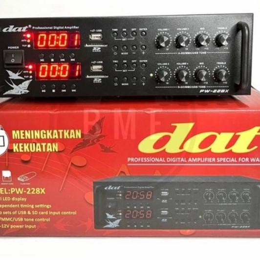 DAT PW 228X Ampli walet tape walet Power walet