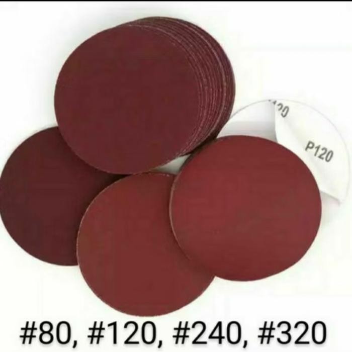 Amplas Bulat Tempel 4 inci / Amplas Kayu Besi / Amplas Multifungsi