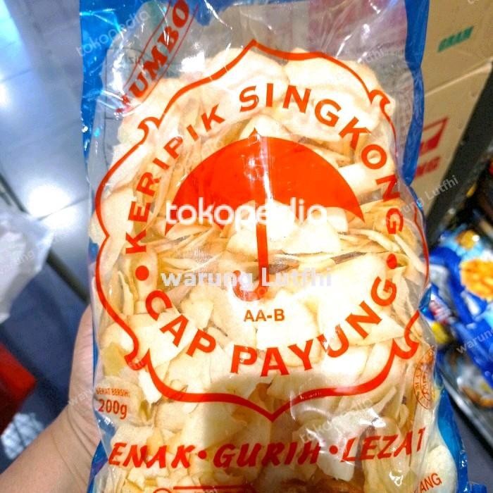 

KERIPIK SINGKONG CAP PAYUNG 200GR X 5BUNGKUS