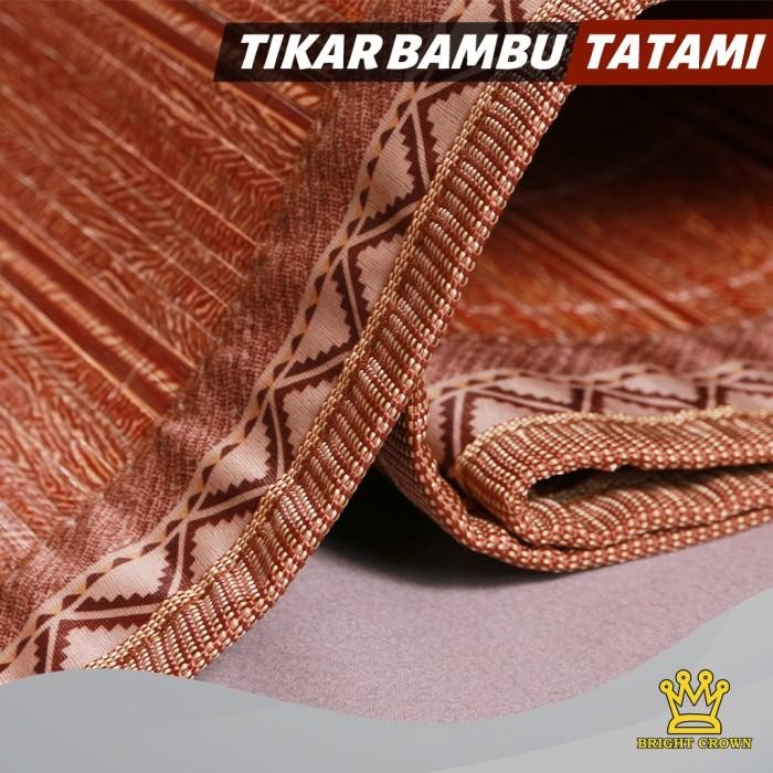 Tikar Bambu TATAMI / TIkar Lipat Bambu Tatami Ukuran 180 x 200cm