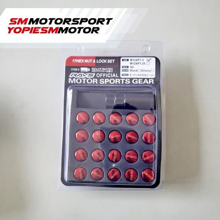 Lugnut Mur Baut Velg Mobil Racing Ravs 1.5mm (TERBAIK) (TERBARU) (TERMURAH)