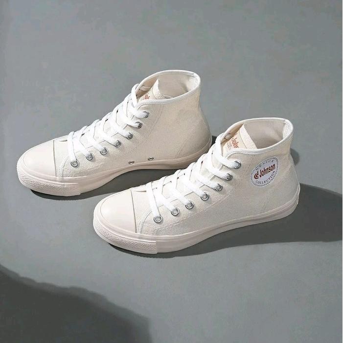 Sepatu Johnson basic milky high original
