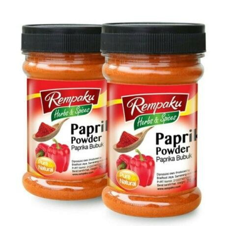 

Stok Baru Rempaku Paprika Powder Bubuk Paprika 70gr halal