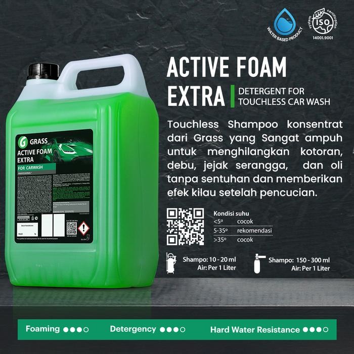TOUCHLESS SHAMPOO GRASS ACTIVE FOAM EXTRA 6 KG