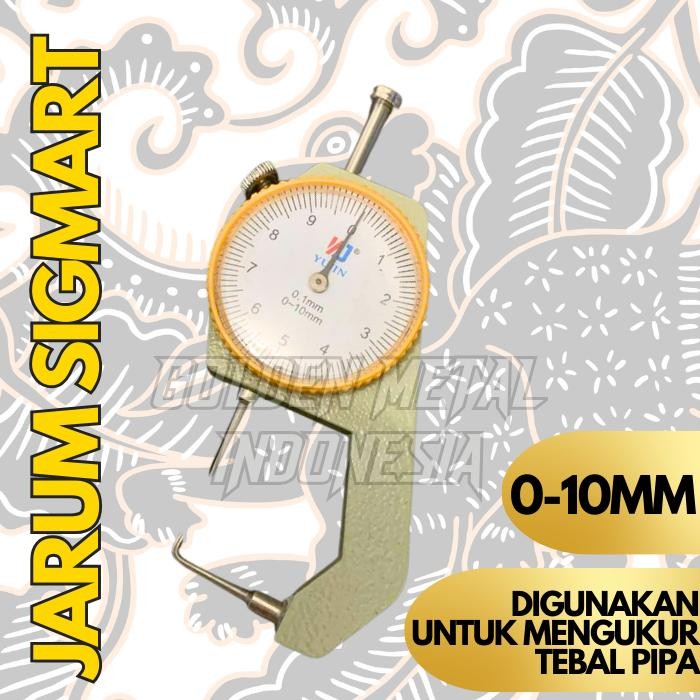 Jarum Sigmat Ukur Tebal Stainless Besi Plat Pipa