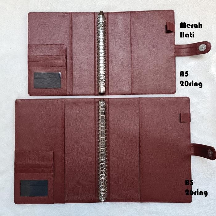 

BINDER POLOS MERAH HATI/MERAHMARUN/MERAH TERANG A5 DAN B5