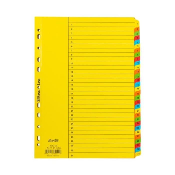 

Jual Rugi! Devider/Pembatas Dokumen Bantex 6052 Angka (1-31)