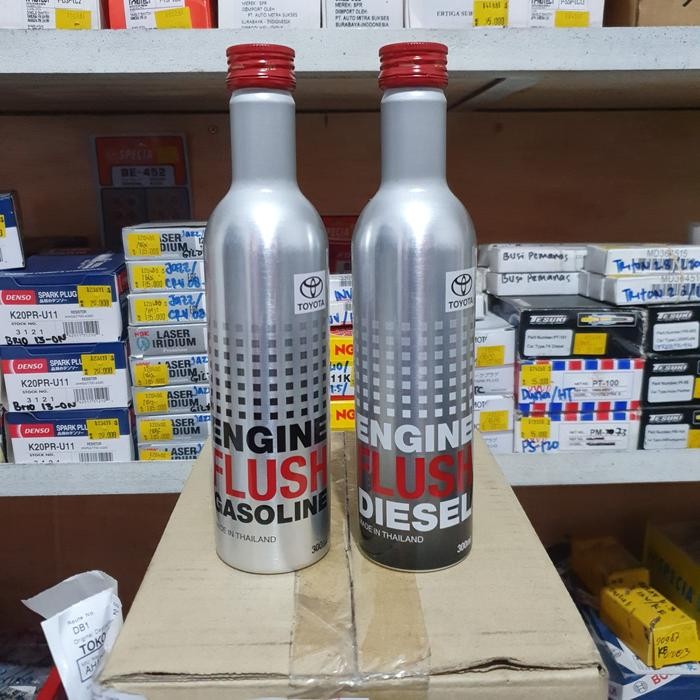 ENGINE FLUSH GASOLINE & DIESEL 300ML # ASLI TOYOTA