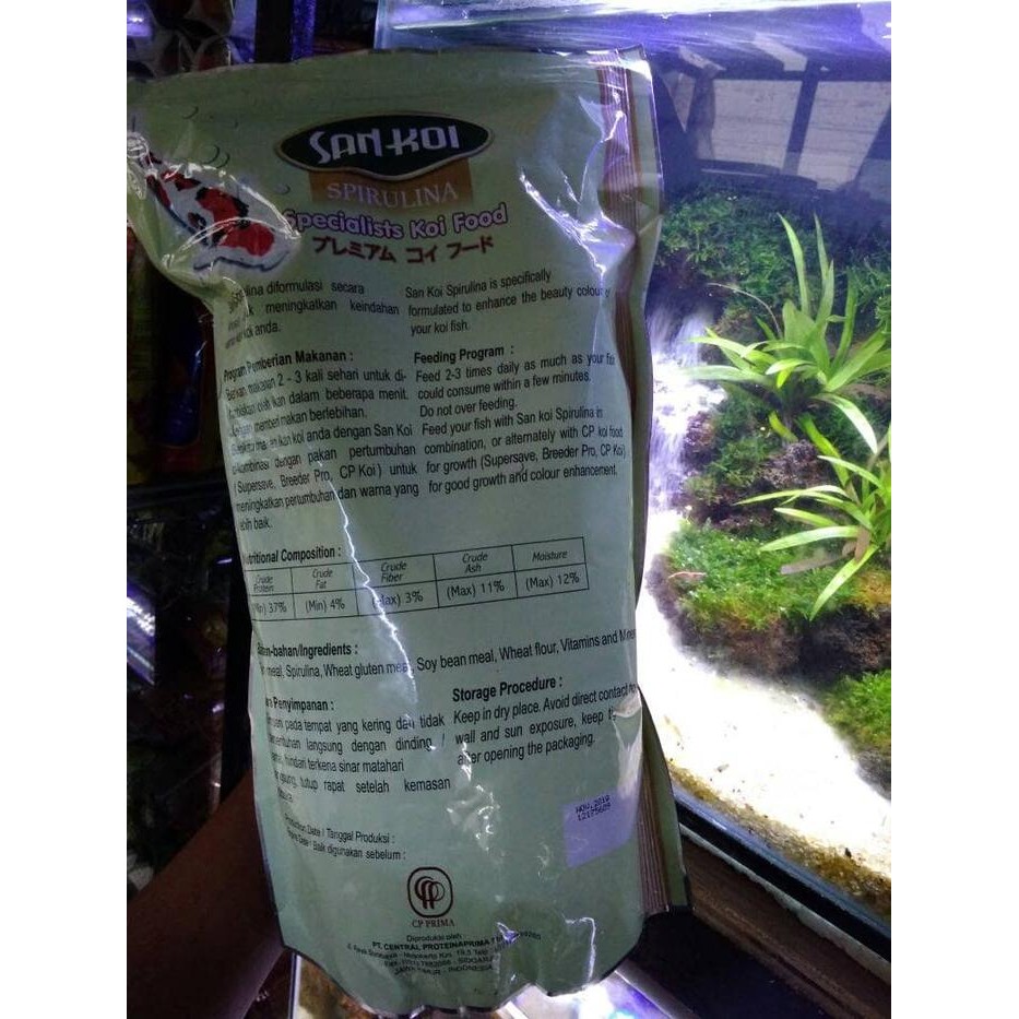 Pakan Ikan Koi Sankoi Small/Medium