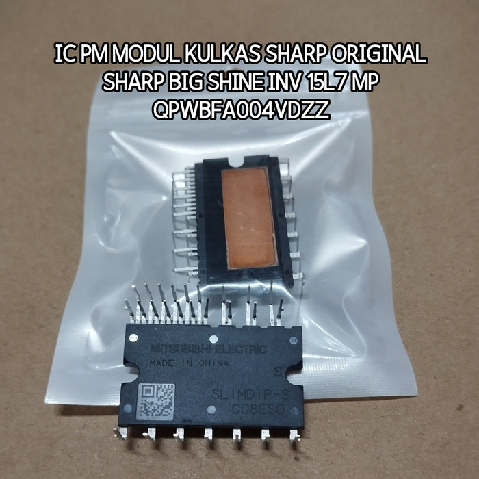 Ic Pm Pcb Kulkas Sharp Inverter Original Slimdip-S H10Fg4 Kaki 26 Pin