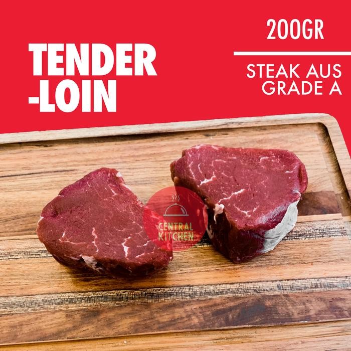 

Pilihan- Daging Sapi Impor Aus Tenderloin Beef Steak Grade A 200Gr