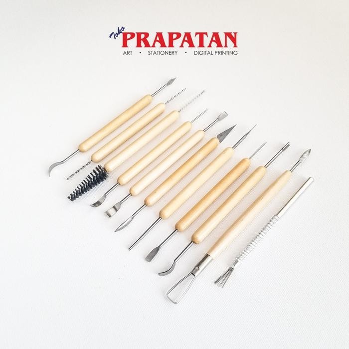 

Pilihan- V-Tec Clay Tool Set 11 Pcs E0088-10B/6 / Alat Sculpt / Alat Ukir