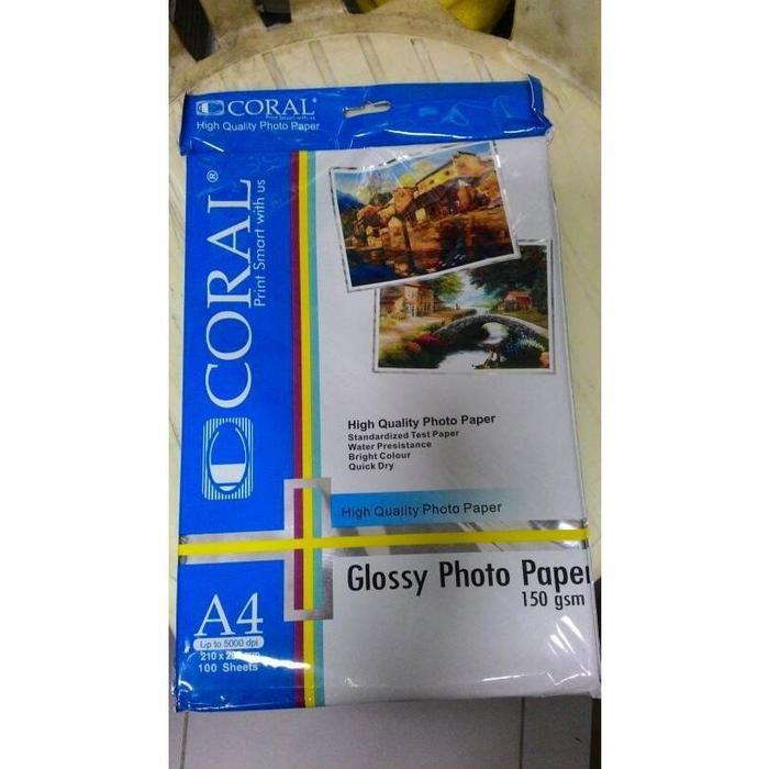 

Pilihan- Coral Glossy Photo Paper 150 Gsm/ Kertas Photo Coral 150 Gsm