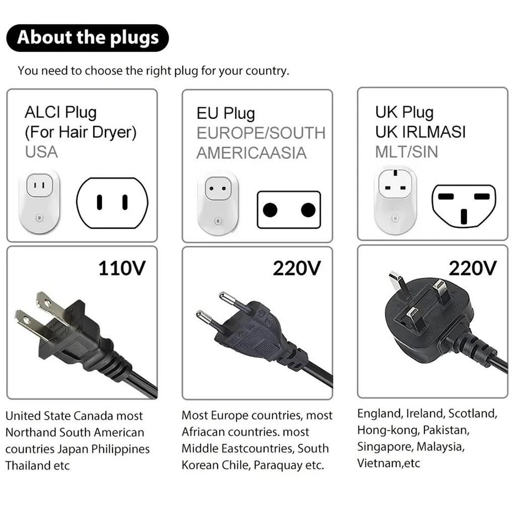 IMPORT 1500 WATT SUPER 200 MILLION ANION BLOW DRYER MINI PORTABLE HAIR DRYER WITH DIFFUSER NOZZLES