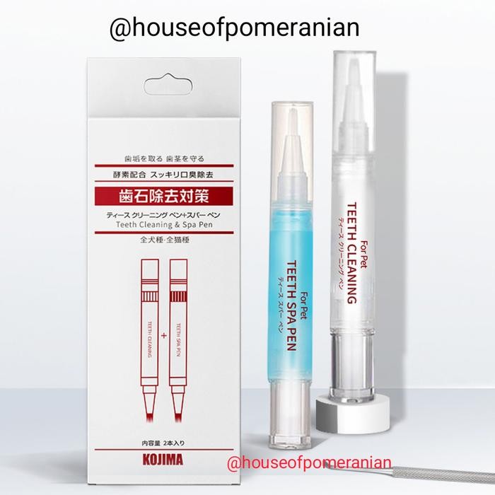 KOJIMA JAPAN Teeth cleaning and spa pen anjing pembersih katang gigi