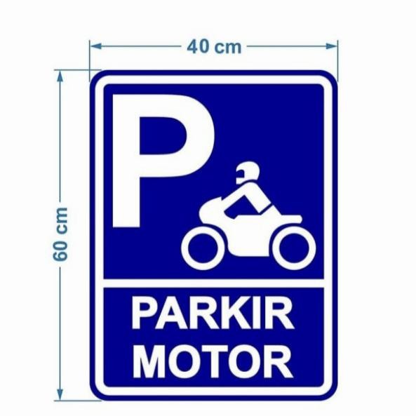 

RAMBU SIGN PARKIR MOTOR 40CM60CM(PLAT)