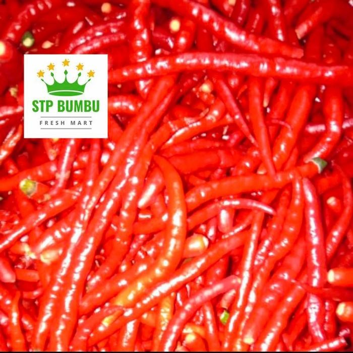 

Pilihan- Cabe Merah Keriting Petik Tangkai Segar 1Kg / Cabai Fresh