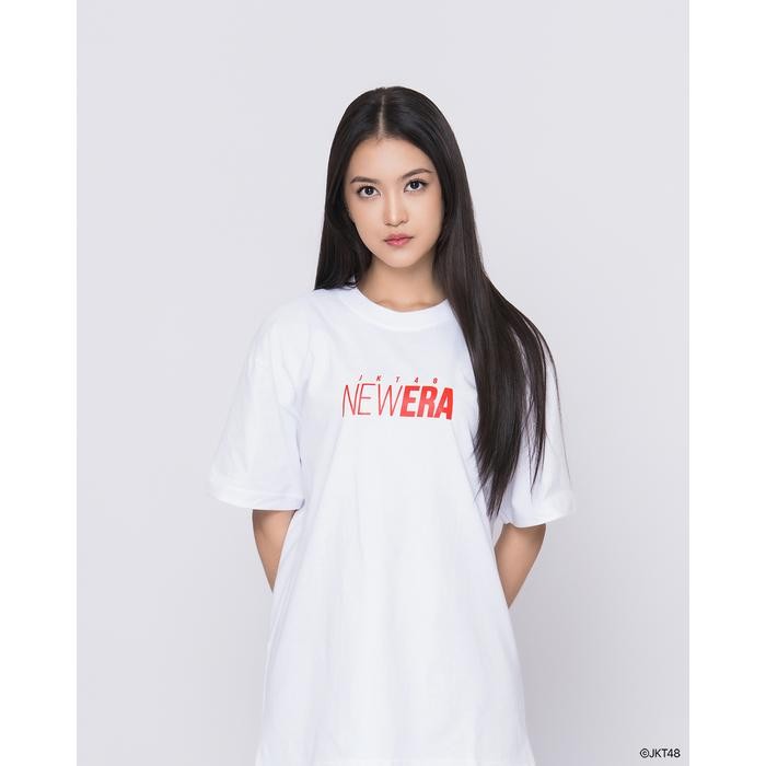 JKT48 Official T-shirt - NEWERA (White)