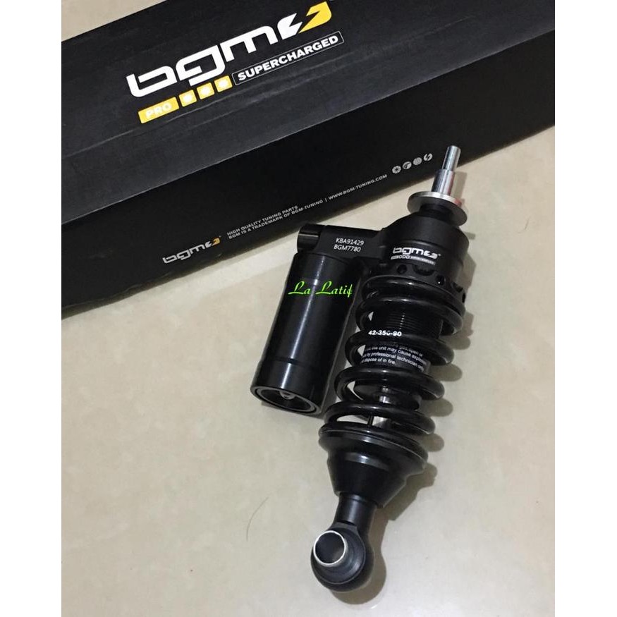 Shock depan BGM Tabung hitam Smallframe pts dkk