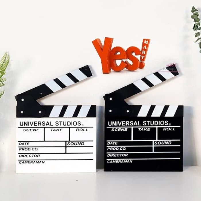 

NEW PRODUK CLAPPER BOARD MOVIE SLATE / PAPAN TAKE ACTION UKURAN BESAR TUTI FRUITY