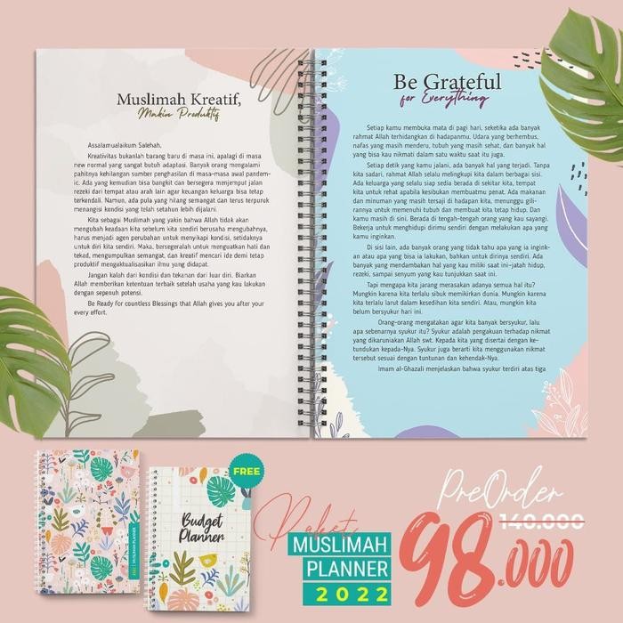 

Bisa Termin! Muslimah Planner 2022