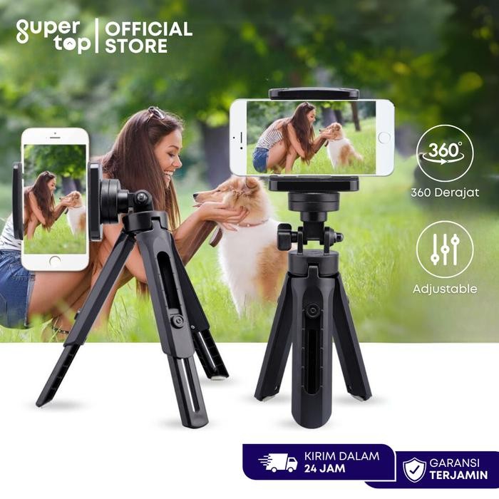 Tripod Mini 3in1 Stand Tripod Vlog 5 Level Stand Hp Kamera GoPro 360 Derajat