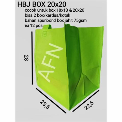 

Pilihan- Tas Hajatan Hbj Box 20X20 Tas Bingkisan Tas Nasi (Isi 12Lembar)