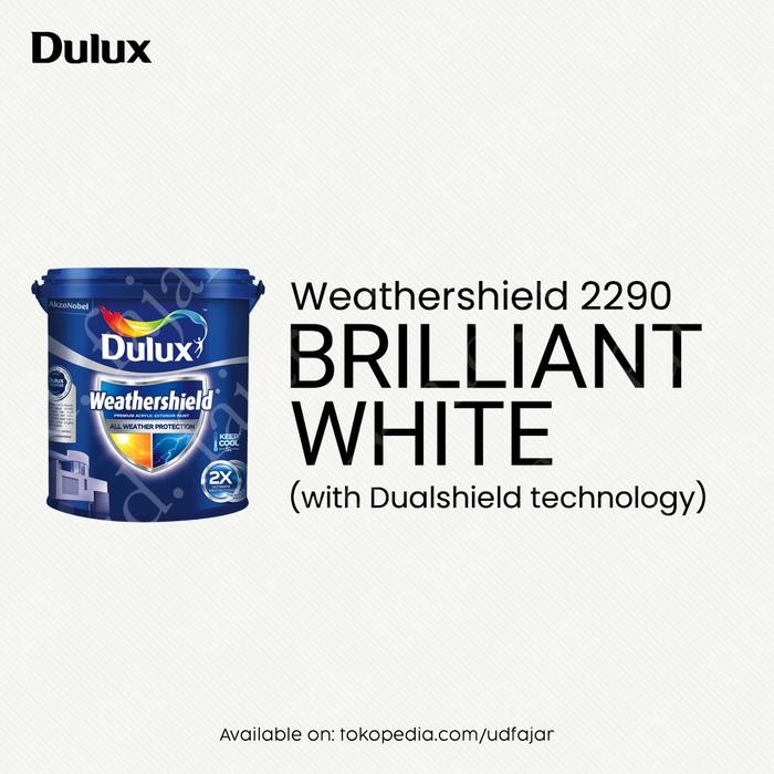 Terbaik Dulux - Weathershield - Cat Tembok Exterior / Eksterior Dualshield / Dual Shield - 2290