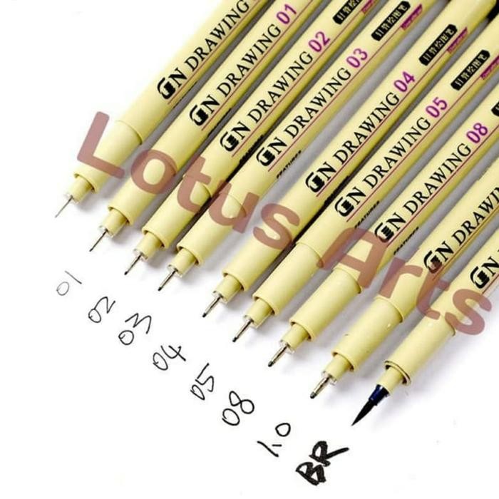 

Hot Sale! Sakura Pigma Black Micron Drawing Pen 01 - 02 - 03- 04 - 05 - 08