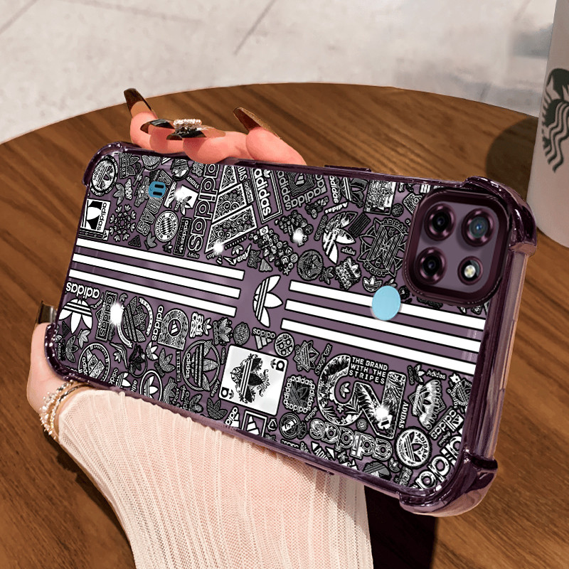 Casing Hp untuk Realme C21Y Realme C25Y C21 C15 Case Streetwear Hip hop Kasing airbag Kesing Silikon