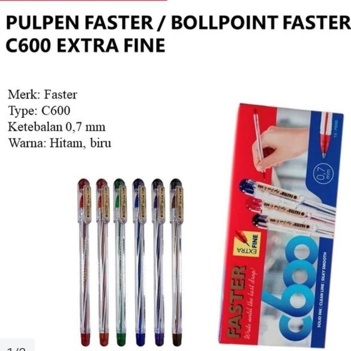 

New Pulpen Faster C-600 0,7mm (1lusin)
