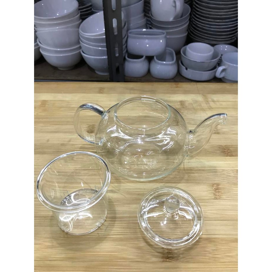 Teko teh kopi beling kaca 400ml